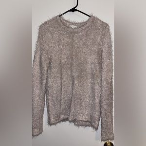 Cato fuzzy pink sparkle sweater